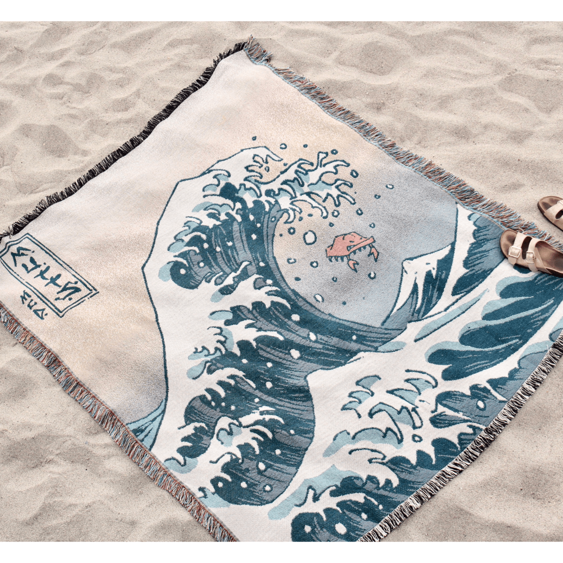 'Crabby Under the Wave' Decorative Blanket - MUTTS