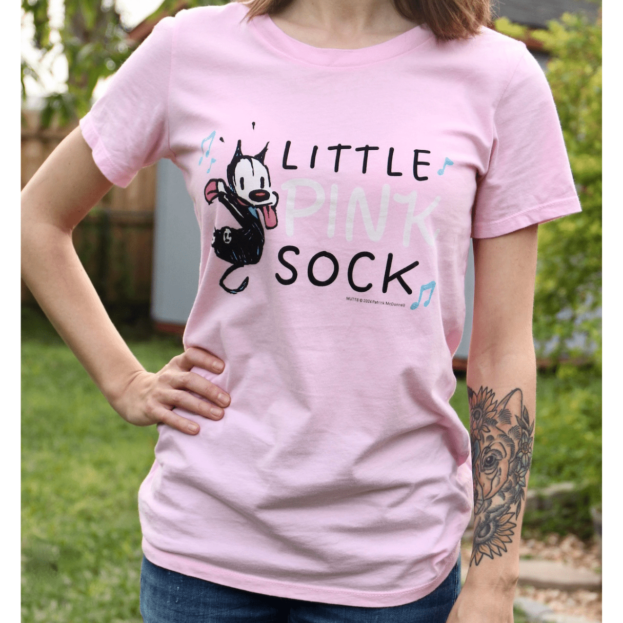 'Little Pink Sock' Women's Tee