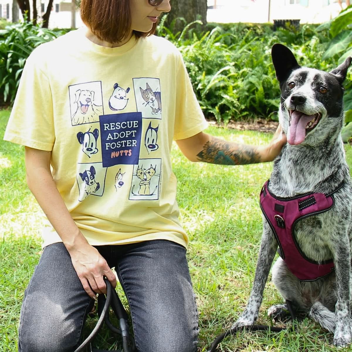 'Rescue. Adopt. Foster.' Tee