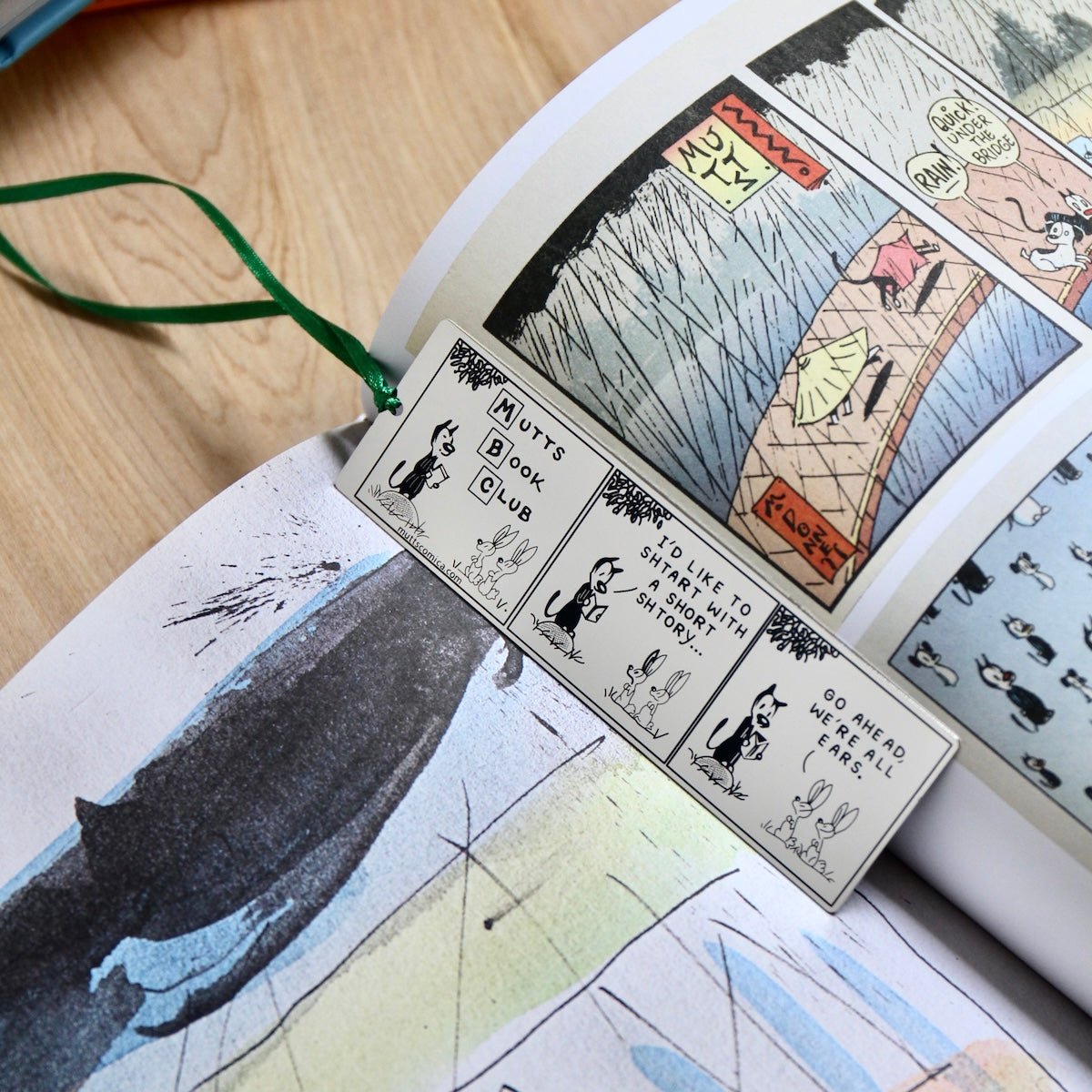 'Short Story' Metal Bookmark