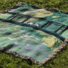 'Water Lilies' Decorative Blanket