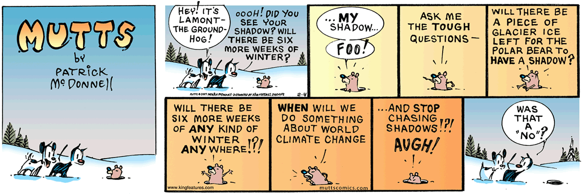 February 4 2007, Sunday Comic Strip – MUTTS