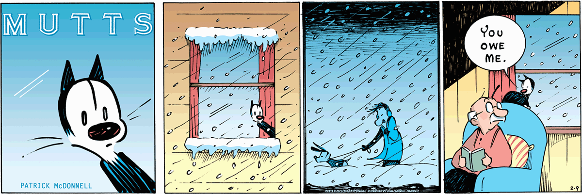 February 9 2014, Sunday Comic Strip – MUTTS