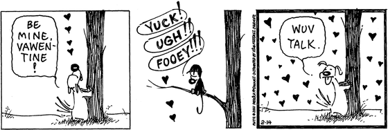 February 14 2001, Daily Comic Strip