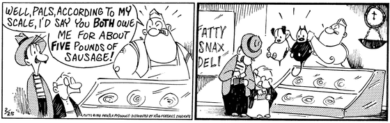 February 25 1998, Daily Comic Strip