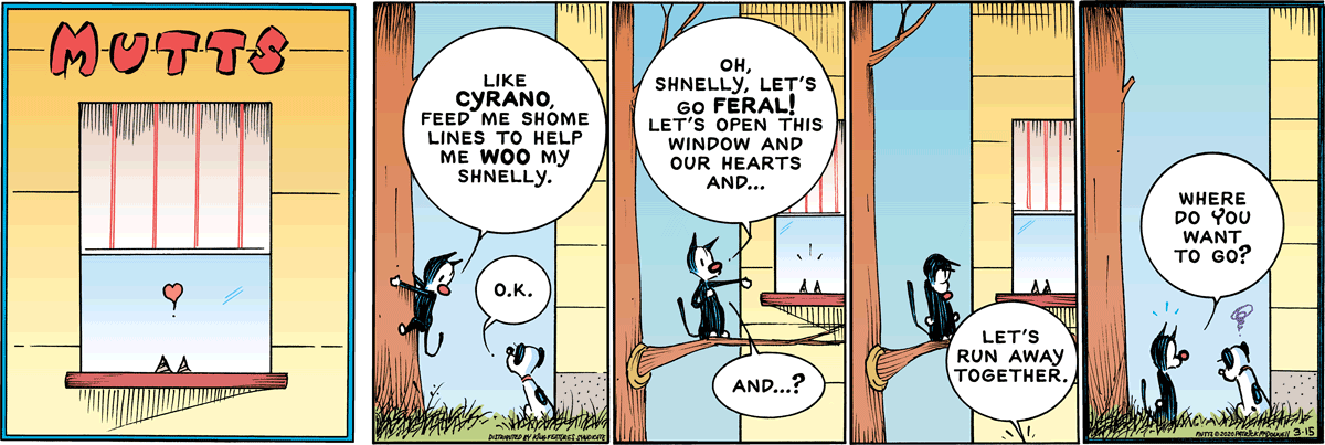 March 15 2020, Sunday Comic Strip – MUTTS