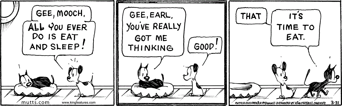 March 31 2023, Daily Comic Strip – MUTTS