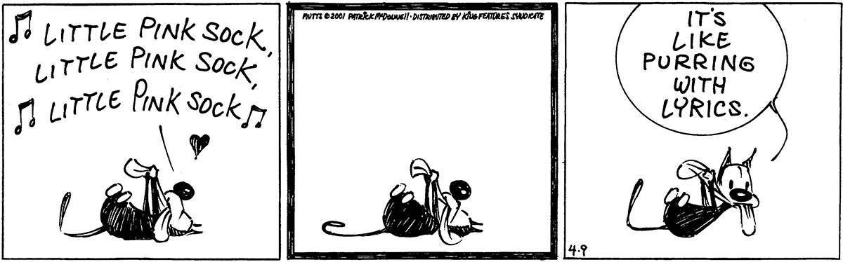 April 9 2001, Daily Comic Strip