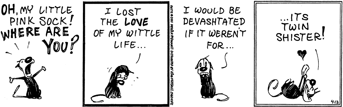 April 13 2001, Daily Comic Strip – MUTTS