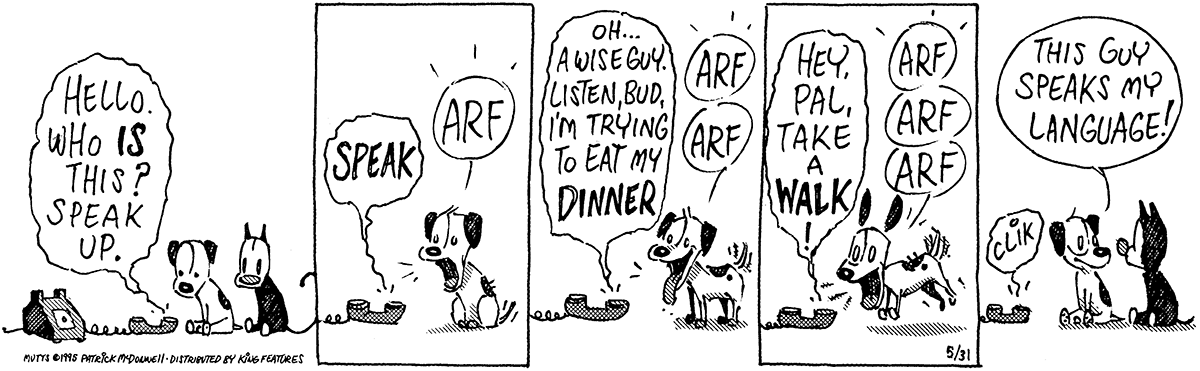 May 31 1995, Daily Comic Strip – MUTTS