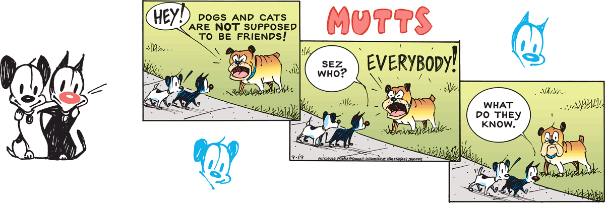 September 19 2021, Sunday Comic Strip – MUTTS