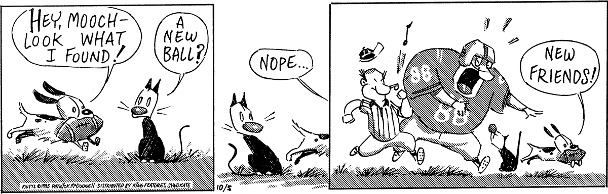 October 5 1995, Daily Comic Strip – MUTTS