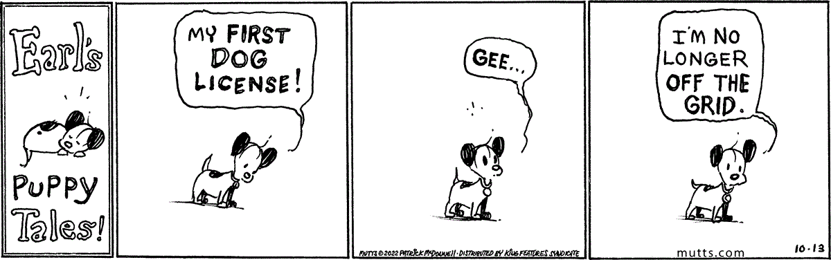 October 13 2022, Daily Comic Strip – MUTTS
