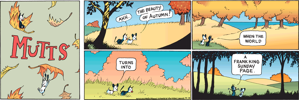 October 15 2023, Sunday Comic Strip – MUTTS