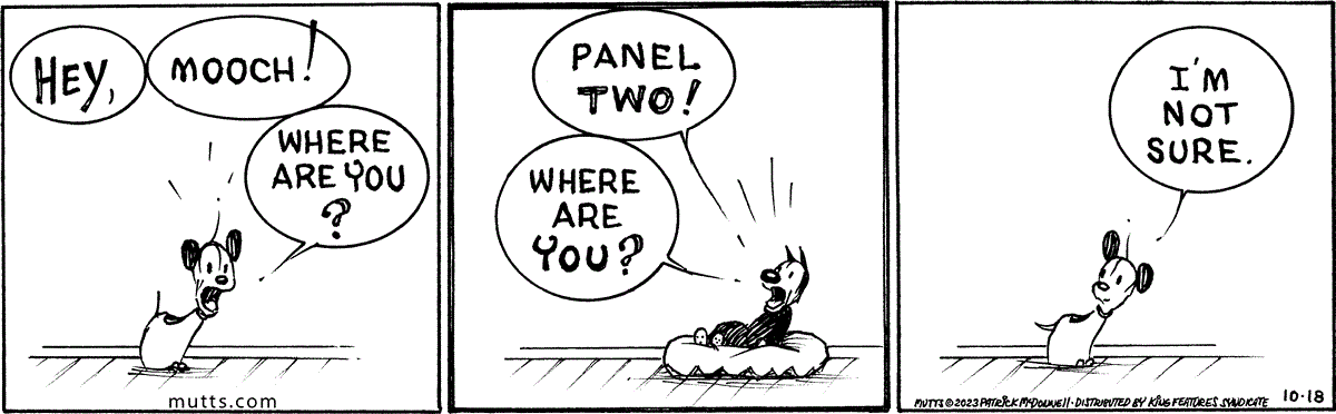 October 18 2023, Daily Comic Strip – MUTTS