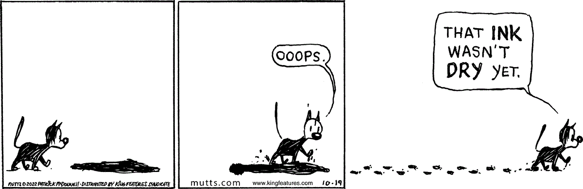 October 19 2022, Daily Comic Strip – MUTTS