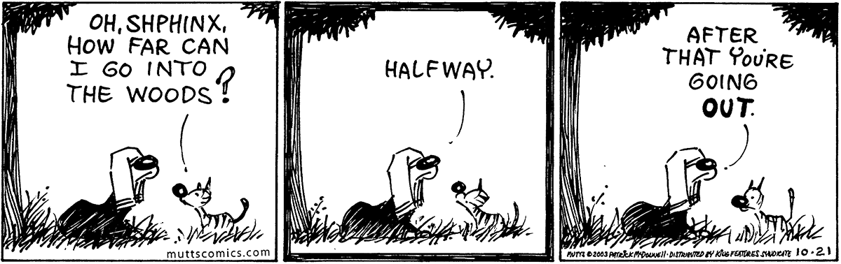 October 21 2003, Daily Comic Strip – MUTTS