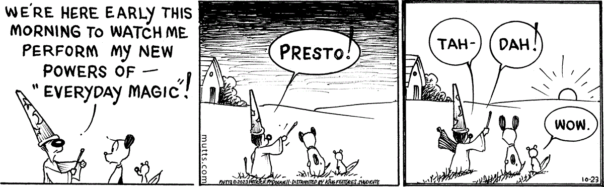 October 23 2023, Daily Comic Strip – MUTTS