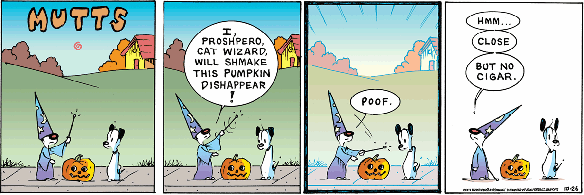 October 26 2008, Sunday Comic Strip – MUTTS