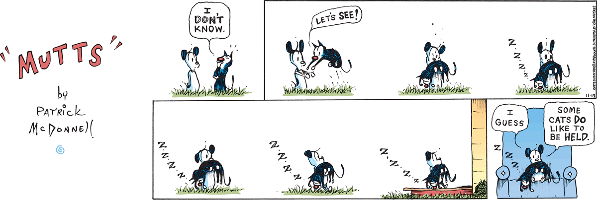 November 13 2022, Sunday Comic Strip – MUTTS