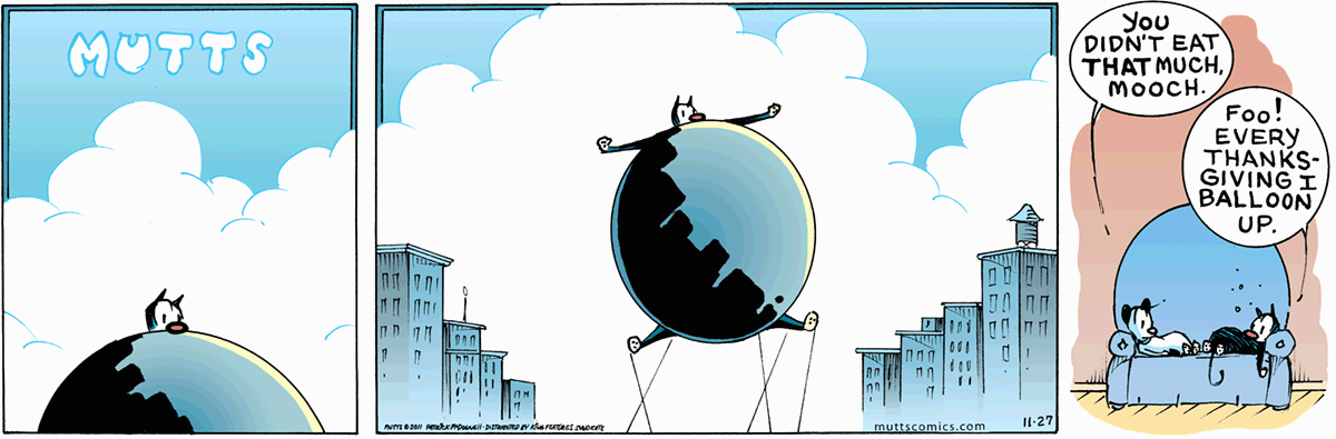 November 27 2011, Sunday Comic Strip – MUTTS