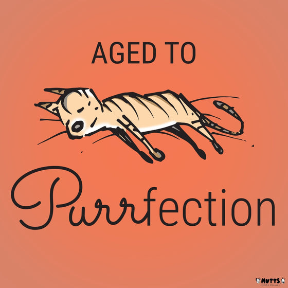 'Aged to Purrfection' Social Print