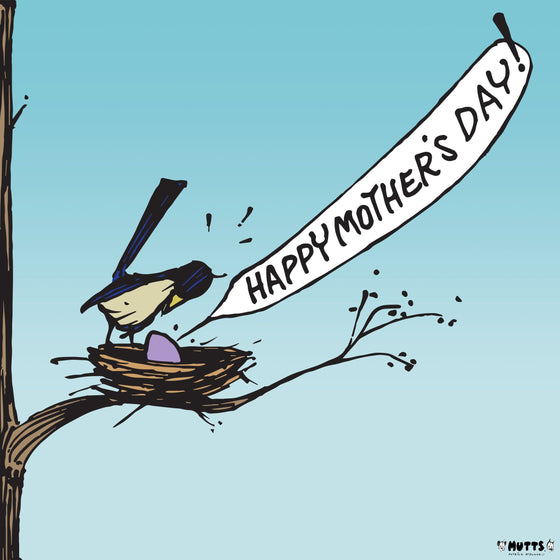 'Happy Mother's Day' Bird Print