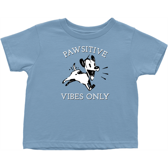'Pawsitive Vibes' Toddler Tee