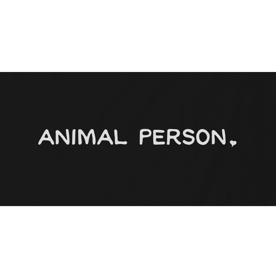 'Animal Person' Short Sleeve Tee