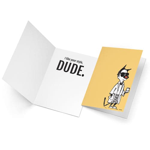 'The Dude' Greeting Card