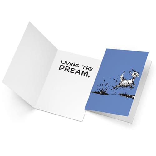 'Living the Dream' Greeting Card