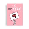 'Sending Love' Greeting Card