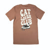 'Cat Lover Club' Short Sleeve Tee