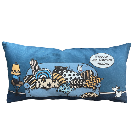 'Cat Nap' Lumbar Throw Pillowcase