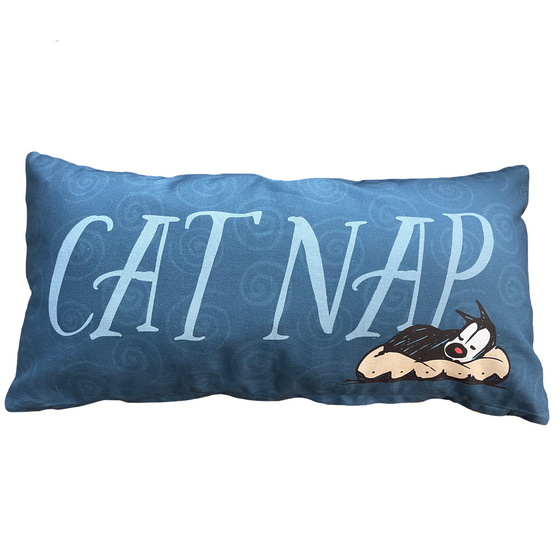 'Cat Nap' Lumbar Throw Pillowcase