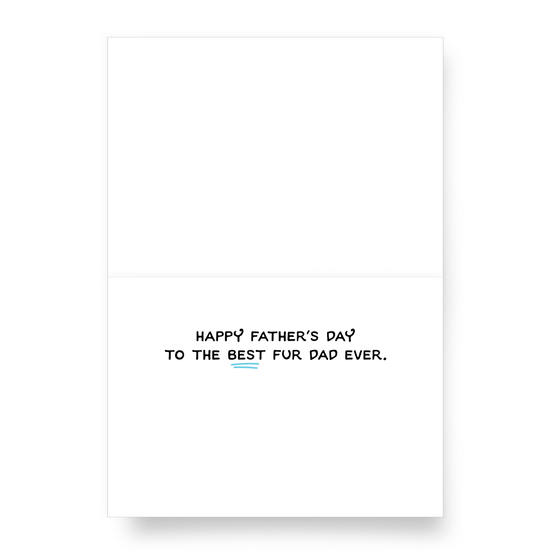 'Best Fur Dad' Father's Day Greeting Card (from Pet)