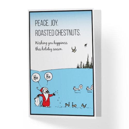 Roasted Chestnuts Holiday Card
