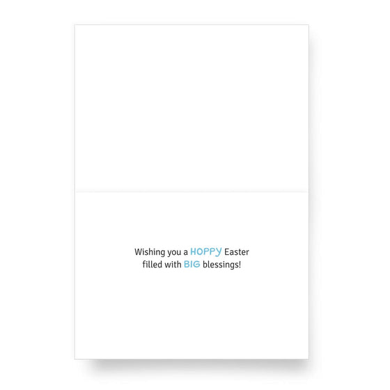Hoppy Easter Card Inside