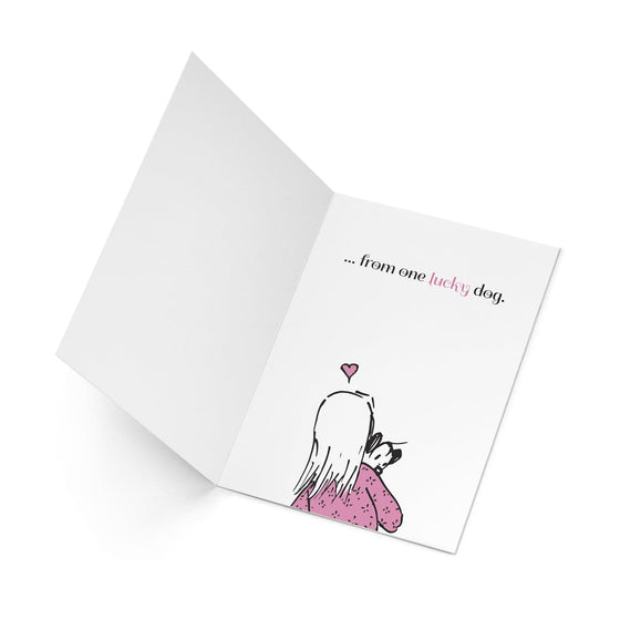Mother's Day Card Dog Inside