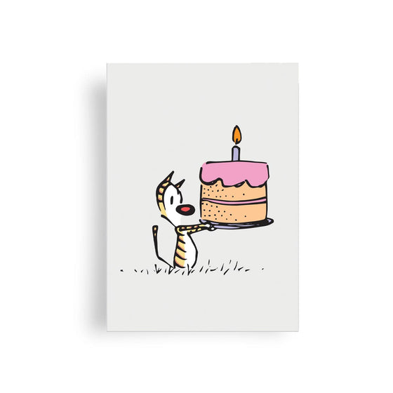 'Time to Eat Cake' Birthday Card