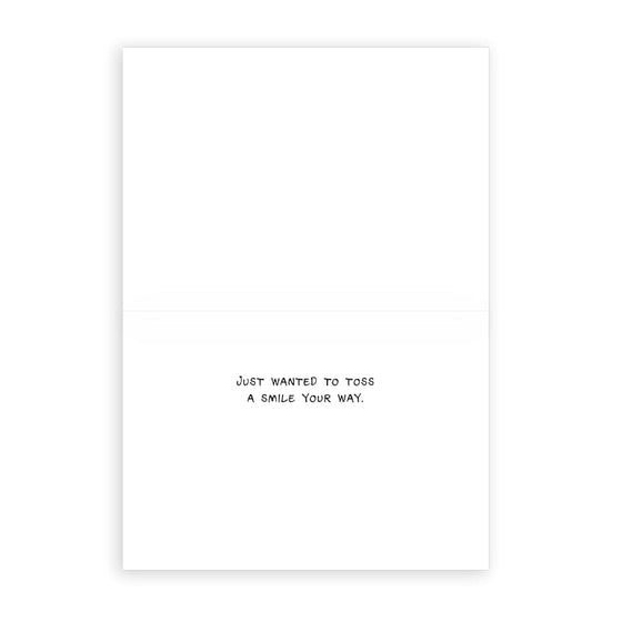 'Toss a Smile' Greeting Card