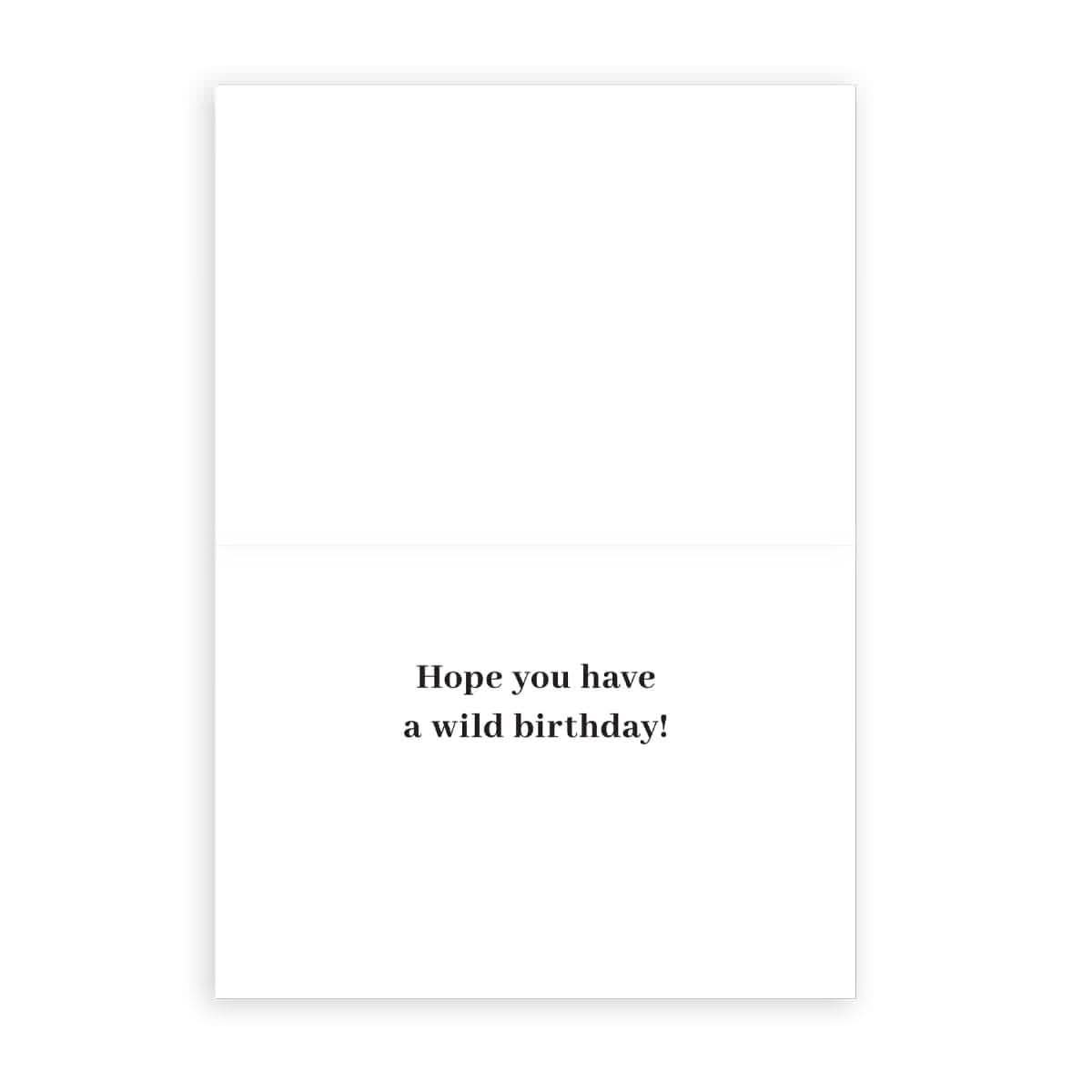 Wild Birthday Card