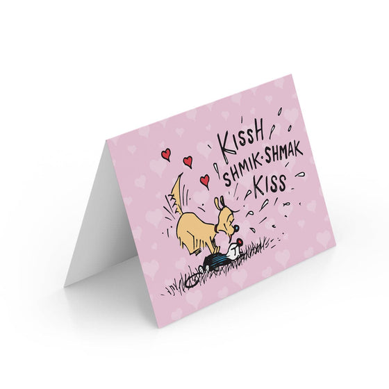 'Sending Shmooches' Valentine's Card