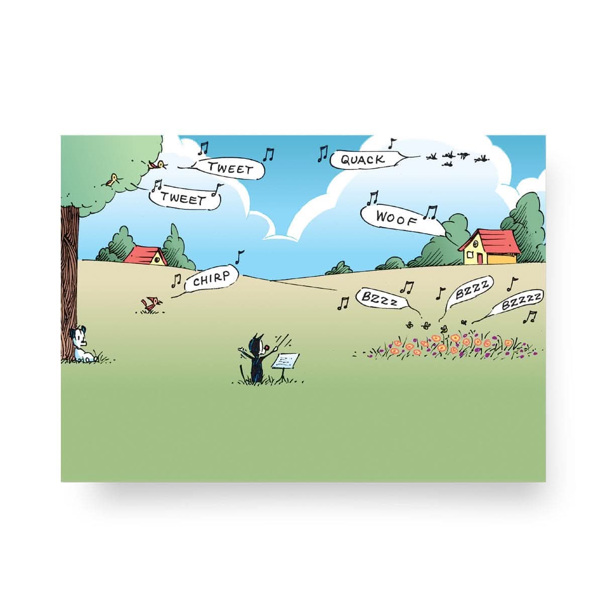 'Spring Music' Greeting Card – MUTTS