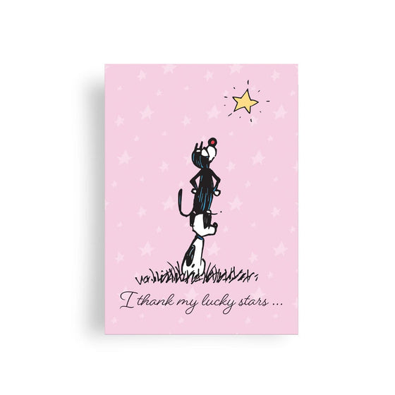 'Thank My Lucky Stars' Greeting Card