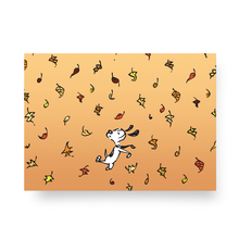  'Dances With Leaves' Greeting Card