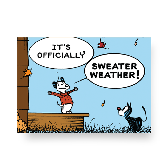 'Sweater Weather' Greeting Card