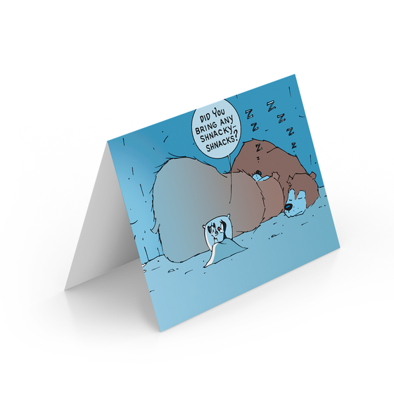 'Happy Hibernating' Greeting Card