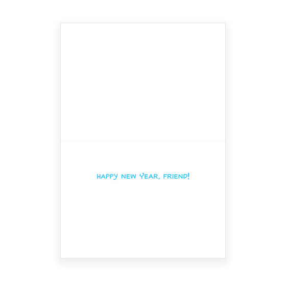 'New Shtart, New Year' Greeting Card