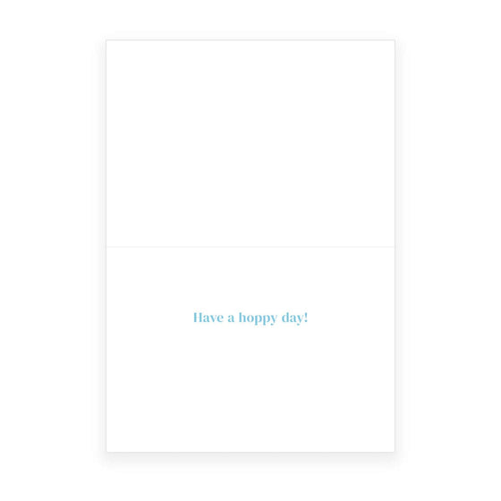 'Have a Hoppy Day' Greeting Card